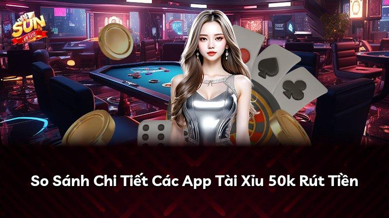 So Sánh Chi Tiết Các App Tài Xỉu 50k Rút Tiền