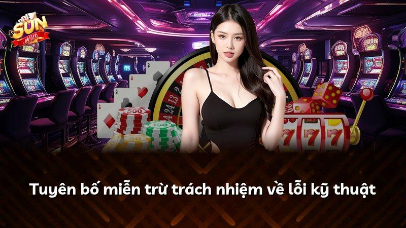 Tuyên bố miễn trừ trách nhiệm về lỗi kỹ thuật